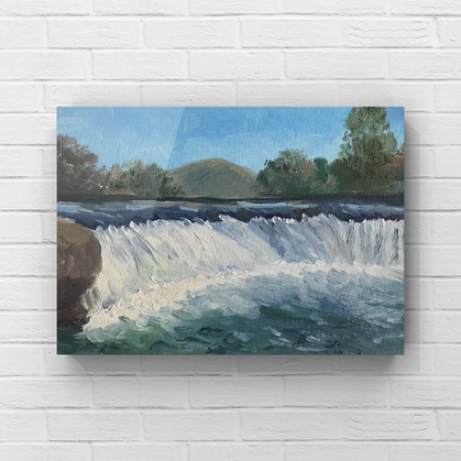 Картина маслом на холсте 'Водопад Манавгат'